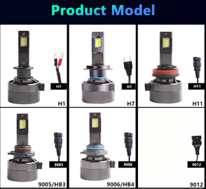30000LM ไฟหน้า LED V5แปลงเป็น6000K-3000K พร้อมกล่องควบคุมดิจิตอล H11/H7/9005/9006 - Product Image 6