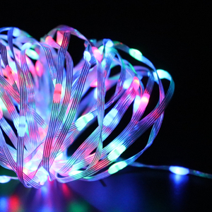 Weihnachts beleuchtung Traum farbe LED-Lichterkette WS2812B Individuell adressierbar RGBIC LED-Modul USB Music Controller DC5V - Product Image 1