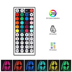 Программируемые светодиодные аксессуары инфракрасные смарт-мини rgb Голосовое управление 44key пульт дистанционного управления светодиодная лента для украшения дома контроллер - Product Image 4