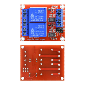 5V 9V 12V 24V 2-Kanal-Relaismodul mit Optokoppler-Isolation Hoch-und Niedrigpegel-Trigger relais für Arduino