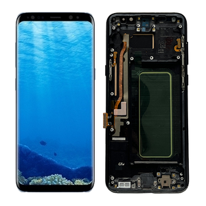 สําหรับSamsung Galaxy S8 Plus G955 S8 + SM-G955/SDจอแสดงผลLCDหน้าจอแสดงผลกรอบหน้าจอสัมผัส