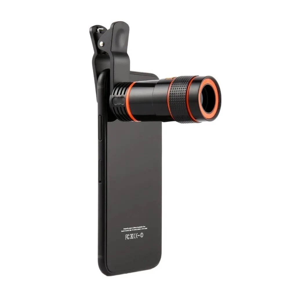 Mini lente teleobjetivo portátil para teléfono móvil, lente de Zoom para cámara de teléfono móvil, telescopio óptico 8x 12x, precio de fábrica