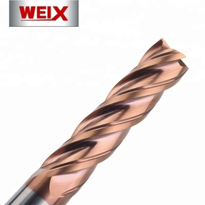 Weix ישיר hrc 50 חותכני כרסום קצה טחנות לעיבוד מתכת עם אישור ce