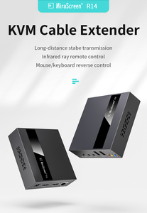 R14无线Wifi加密狗镜屏幕Anycast显示后视镜K12电视棒Hdmi输入多视图Hdr HDMI KVM电缆扩展器 - Product Image 2