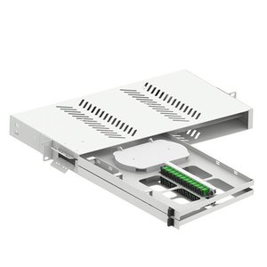 ANSHI 19 Inch Rotary Fiber Optic <strong>Patch</strong> <strong>Panel</strong> with 12 24 48 SC/UPC Ports ODF 4G/3G <strong>Network</strong> Terminal Box for 4G/3G <strong>Networks</strong>