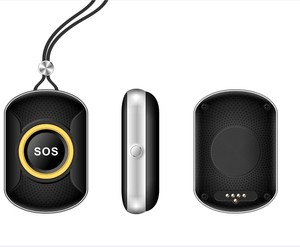 <strong>Security</strong> <strong>Alarm</strong> Fall down Detector with GPS Tracking Chip 4G LBS Satellite GPS Device for Dementia Old Man Plastic Material - Product Image 3