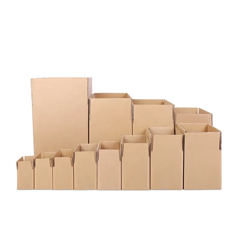 Custom strong cardboard mail moving box extra large mobile transport kraft paper boxes