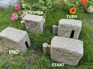 Goodmood cảnh quan viền | vườn viền biên giới | Khối đá giả cho cỏ viền, giường Hoa & Sân viền - Product Image 6