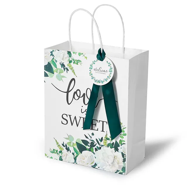 Phantasie Schwarz wein Pappe Mini großen Einkaufs schmuck begünstigt Souvenirs personal isierte Kraft Candy Boxen Hochzeits papier Geschenkt üte