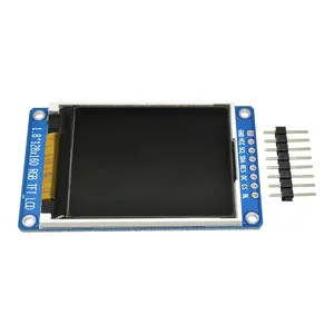 1.8 inç 128X160 tam renkli LCD ekran modülü ST7735S 3.3V Arduino için OLED güç kaynağı değiştirin