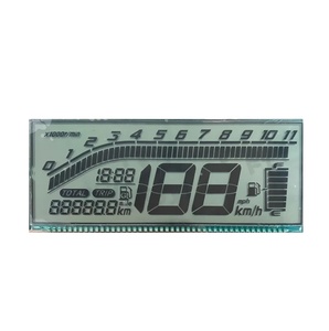 Display LCD personalizzato per strumento moto HTN display a codice segmento positivo - Product Image 1