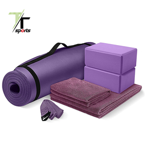 ชุดเสื่อโยคะ Tpe แบบกำหนดเอง,ชุดอุปกรณ์ประกอบฉากเสื่อโยคะ7ชิ้น - Product Image 2