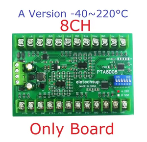 8ch DC 8-30V PT100 RTD RS485 <strong>Temperature</strong> <strong>Sensor</strong> Module <strong>Modbus</strong> RTU Platinum Thermal Resistance Collector -40~500C - Product Image 2