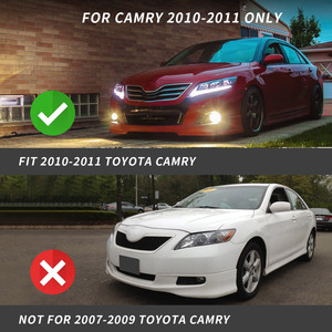 Vland โปรเจคเตอร์ไฟหน้า LED สำหรับ Toyota Camry 2009, 2010-2011 XV40 W สัญญาณไฟเลี้ยวต่อเนื่อง - Product Image 5