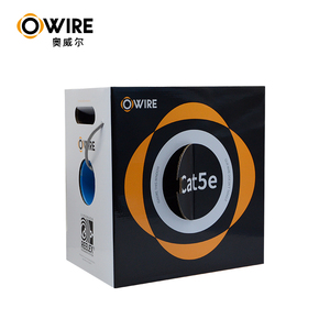 Trong nhà SFTP CAT5E 24AWG đồng nguyên chất Cáp <span class=keywords><strong>Ethernet</strong></span> RJ45 kết nối 350MHz băng thông nhôm lá + bện che chắn PVC/LSZH - Product Image 2