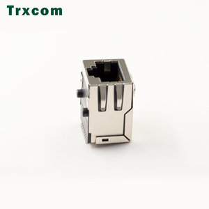 JXC0-0376NL Pul SE ที่เข้ากันได้กับ trxcom 8P8C ขั้วต่อ RJ45 1000M 2.5g พร้อมไฟ LED พอร์ต1พอร์ต Rj45อีเทอร์เน็ต - Product Image 4
