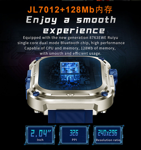 Z85maxスマートウォッチ、3ストラップフリー2.1インチ大画面460mAhバッテリー大量スポーツスマートウォッチ - Product Image 2