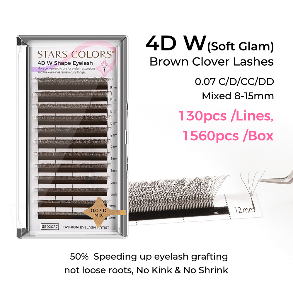 Ventilateurs larges marron 4D W