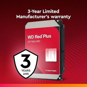 <span class=keywords><strong>WD</strong></span> <span class=keywords><strong>Red</strong></span> Plus 12TB NAS dahili HDD - 7200 RPM, SATA <span class=keywords><strong>6</strong></span> Gb/s, CMR, 512 MB önbellek, 3.5 "(WD120EFBX)