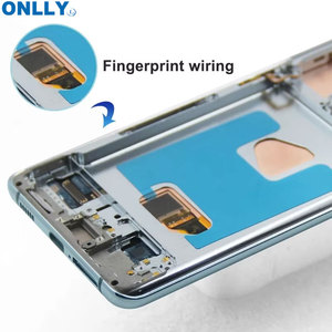 จอแสดงผล LCD สำหรับ Samsung S8 PLUS S9 PLUS S10 PLUS S10e S20 FE 5G S21พิเศษบวก5G หน้าจอสัมผัส S22เฉียบพร้อมอะไหล่กรอบ