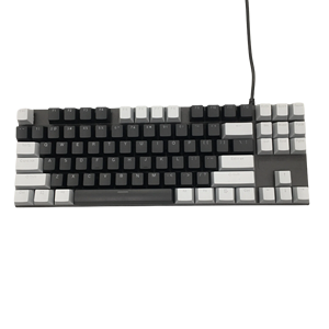 คีย์บอร์ดเล่นเกมมีกลไกตามหลักสรีรศาสตร์แบบมีสาย RGB 87ปุ่ม tkl K6ใช้เชื่อมต่อกับเดสก์ท็อป - Product Image 1