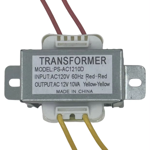 入力120V60HZ出力12V10VA電源トランスAC/AC単相トランス照明電源、オーディオ機器用 - Product Image 1