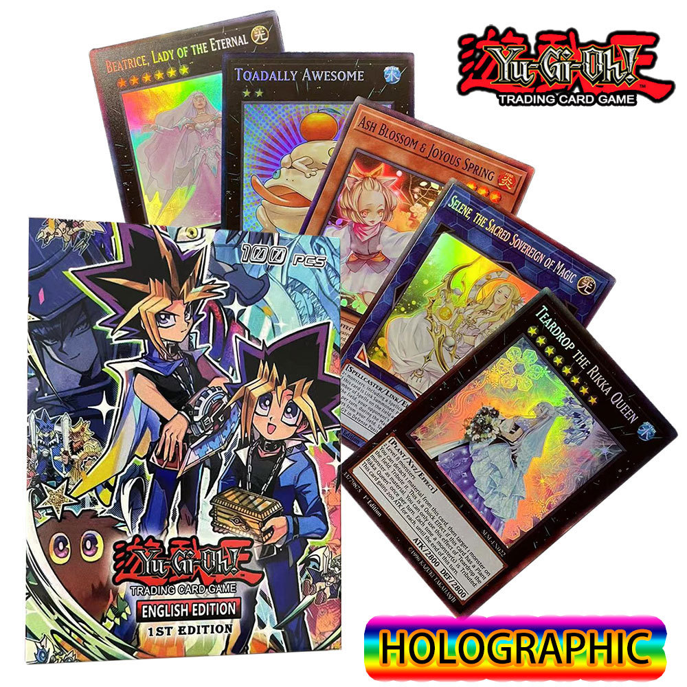 100 cartes holographiques dans une boîte cadeau