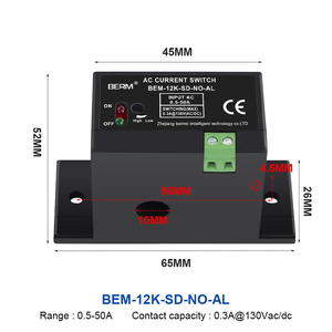 Interruptor de sensor de corriente Ac 0,2-200A Relé de controlador de enlace opcional 240V Transformador de corriente Interruptor de sensor autoalimentado - Product Image 4