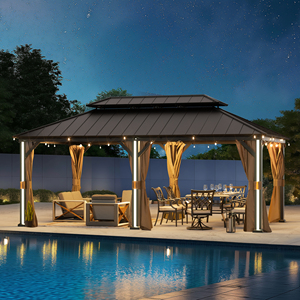 More <strong>New</strong> <strong>Style</strong> Hardtop <strong>Gazebo</strong> 12' X 20' Reinforced Base of Patio <strong>Gazebo</strong> with Expansion Bolts <strong>Gazebos</strong> - Product Image 3