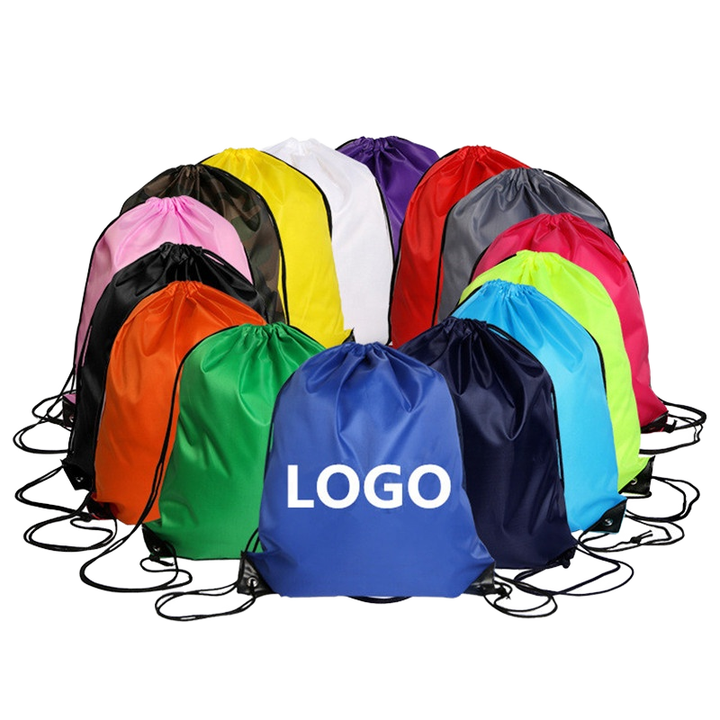 Customizable Polyester Drawstring Backpacks with Logo Printing | OEM/ODM Bulk Orders for Promotional Gifts