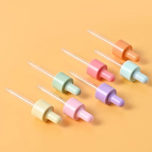 1毫升2毫升3毫升4毫升5毫升彩色迷你旅行样品瓶精油玻璃瓶水晶透明滴管油瓶 - Product Image 5