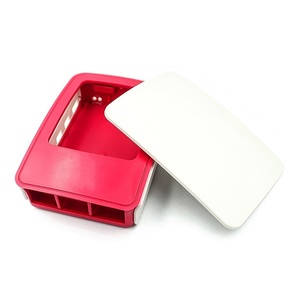 Caldo per Raspberry Pi 3 3B 3B + custodia ufficiale ABS involucro lampone pi 2 scatola shell dal per lampone Pi fondotinta - Product Image 1