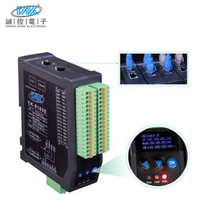 CK-8160E 24ビット高精度アナログ入力モジュール16チャネル4-20mAイーサネットModbus TCPデジタルリモートI/O出力入力モジュール - Product Image 1