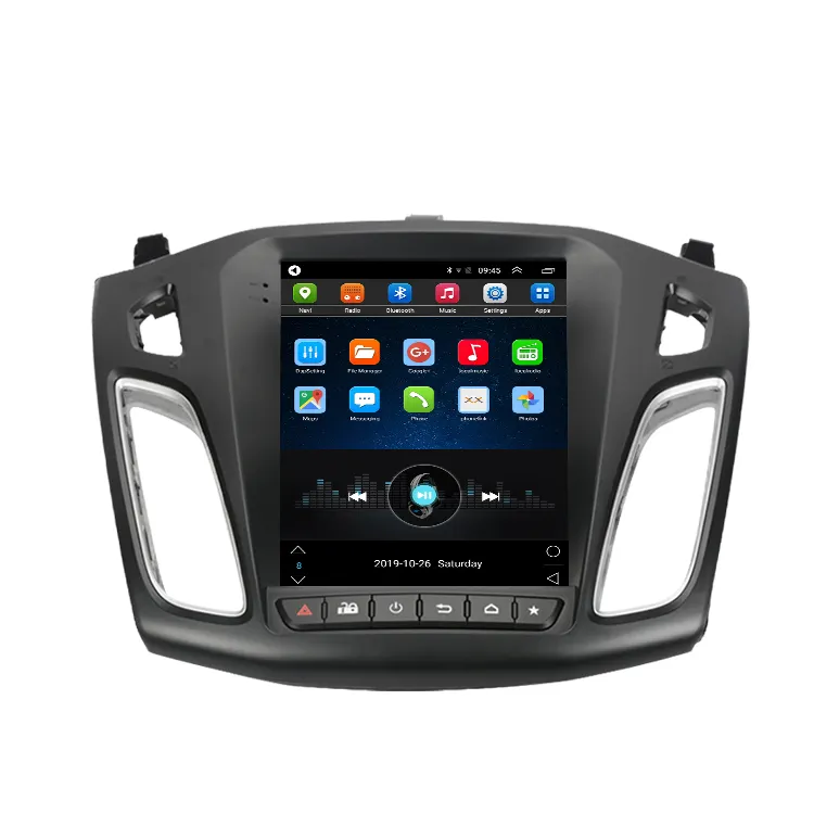 Автомагнитола для ford focus 2012-2016, 9,70 дюйма, сенсорный экран, gps-навигация, мультимедийный радиоприемник в стиле Тесла для ford focus