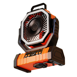<strong>Portable</strong> Small Outdoor Camping Ceiling With Light With Remote <strong>Control</strong> 10000Mah/20000Mah Power Bank Rechargeable Wall Mounted Fan - Product Image 5