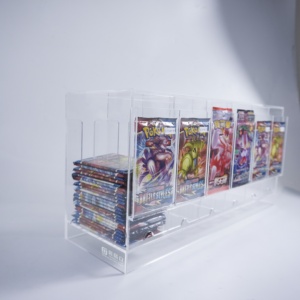 Yageli Custom Premium Clear Acryl 6 Slots Booster Pack Dispenser Alleen Voor Weergave - Product Image 3