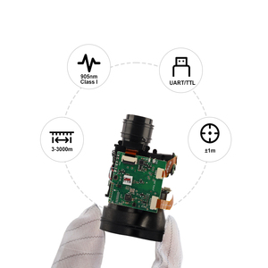 Sensor de distancia láser de rango ultra largo Módulo de rango láser Uso al aire libre para cazar Golf con fuente láser de 905nm - Product Image 5