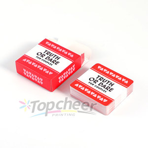 Custom Printing Service Adult Playing Against Card Game <strong>Truth</strong> Dare or Drinking Playing Game Card for Adults Party - Product Image 3