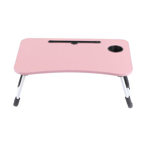Folding <strong>Computer</strong> <strong>Desk</strong> with Cup Holder and Card Slot MDF Bed Folding <strong>Computer</strong> <strong>Desk</strong> Mini Children's Study Table Support <strong>Custom</strong> - Product Image 4