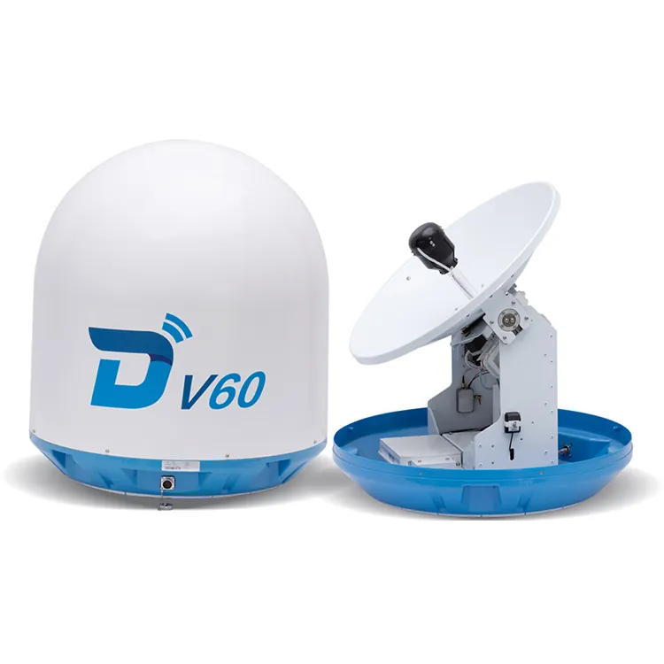 Ditel V60 63 centimetri mobile marittimo satellitare automatica di comunicazione antenna parabolica internet banda ku per la nave