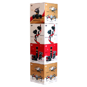 Estantes de exhibición de papel de cartón corrugado coloridos promocionales personalizados cubos apilables para exhibición al por menor - Product Image 6