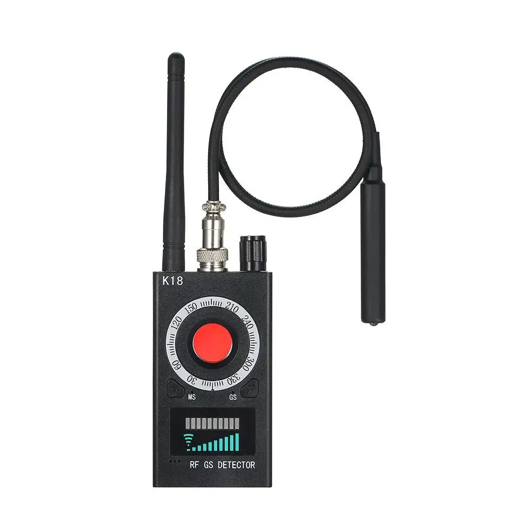 K18 Drahtlose Produkte Anti Spy Bug Detektor Kamera GSM Audio GPS Tracker Signal Objektiv Finder Anti Spy RF Detektor