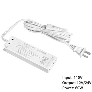 UL ETL Certificated Dupont Ports <strong>Input</strong> 120v Dc <strong>Output</strong> 12V 24V Plastic case Led Cabinet Light <strong>Strip</strong> <strong>Driver</strong> Led Power Supply - Product Image 3