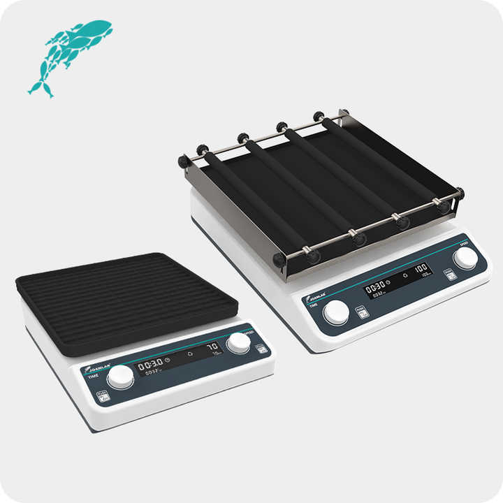 Akm Lab Orbital Shaker Lab Apparatuur Met Platform En Klemmen Voor Kolven