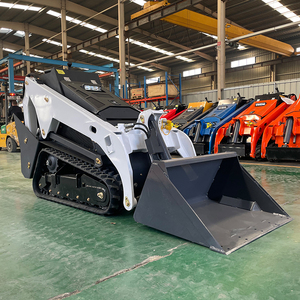 Derette V1000 Mini Skid Steer loader với Kubota động cơ 1000lb nâng lực lượng thương mại sử dụng khu vườn nhỏ Chất lượng cao theo dõi - Product Image 2