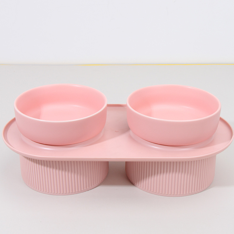 Roman ceramic double bowl rouge powder