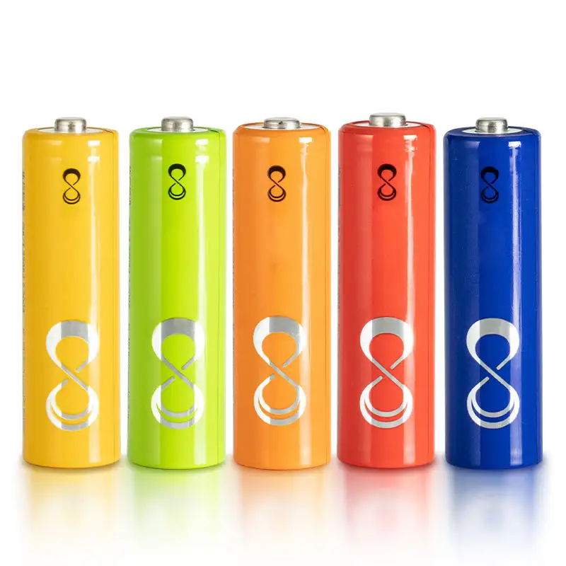 Personalize bateria aaa 1/3 aaa 4/5 mah-400mah, bateria recarregável, fabricante de cores de arco-íris aa, bateria nimh para câmera