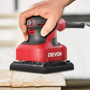 DEVON 2213 Professional Industrial Powerful Speed Control 200W Electric <strong>Sanders</strong> 1/4 Sheet Palm <strong>Sander</strong> for Woodworking - Product Image 4