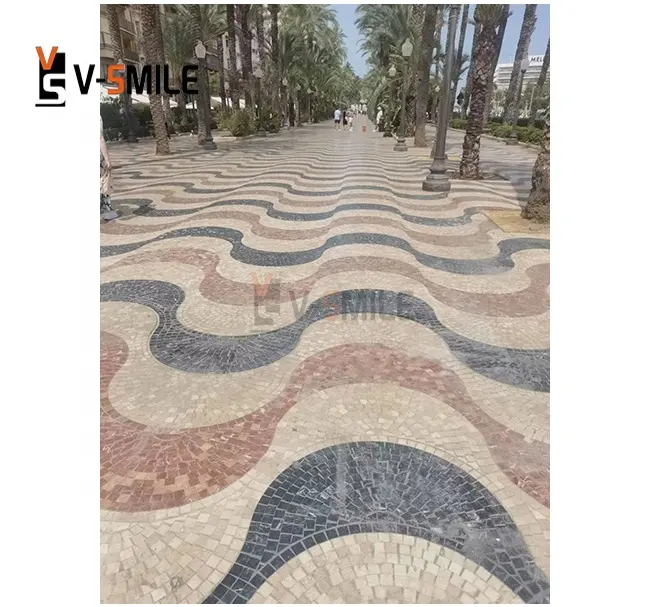 Natural Stone Modern Rosso Alicante Marble Floor Red Tiles for Outdoor Marble Polished Paving Stone