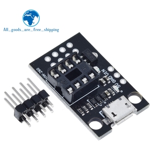 Steck bare ATTINY-Entwicklungs platine für ATtiny13A/ATtiny25/ATtiny45/ATtiny85-Programmiereditor Micro-USB-Stroma schluss - Product Image 3